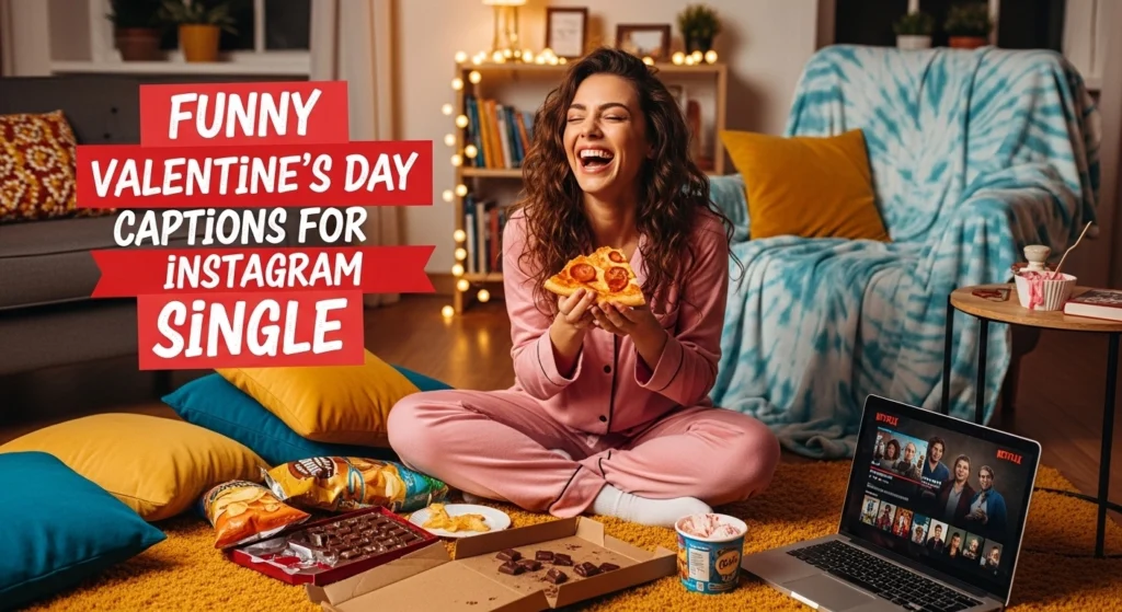 Funny Valentine’s Day Captions for Instagram Single