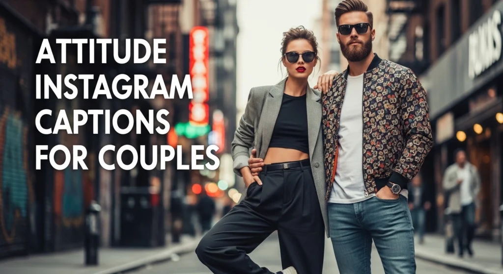 Attitude Instagram Captions for Couples