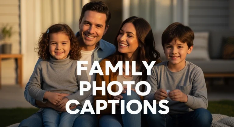 Family Photo Captions
