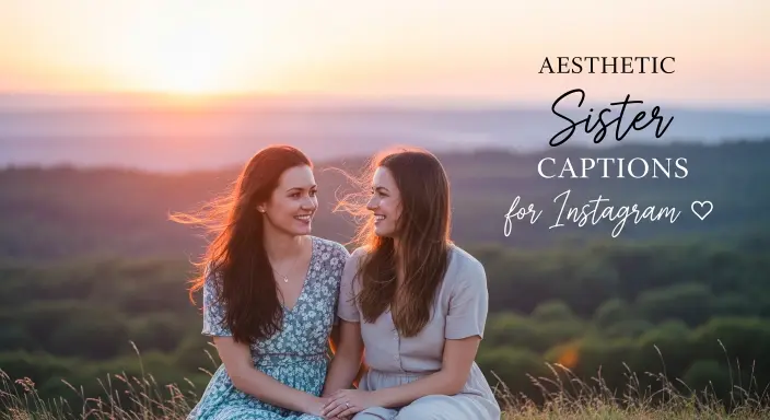 Aesthetic Sister Captions for Instagram