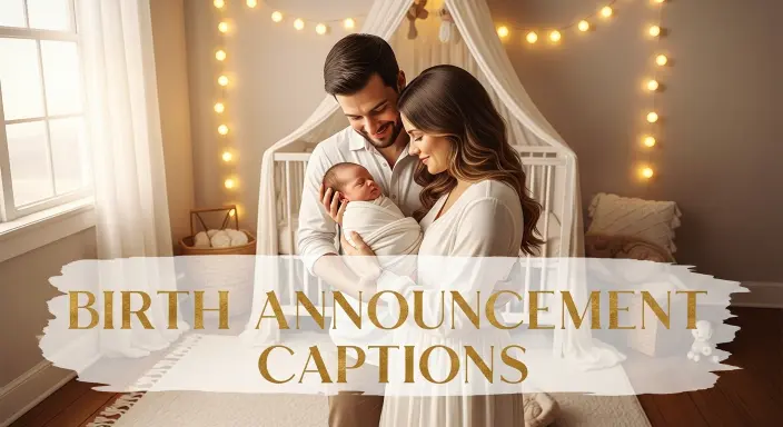 Birth Announcement Captions