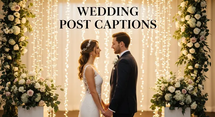 Wedding Post Captions