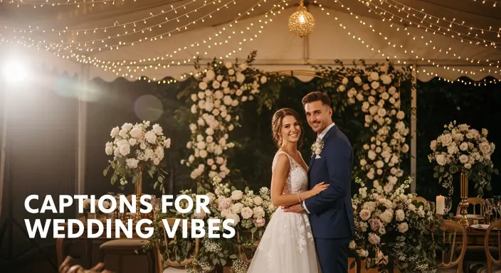 Captions for Wedding Vibes