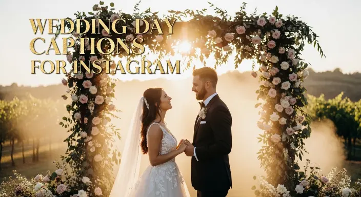 Wedding Day Captions for Instagram