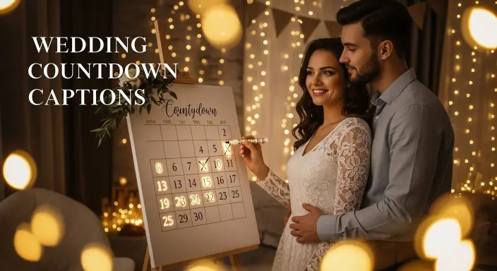 Wedding Countdown Captions