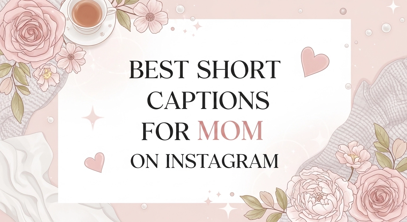 Best Short Captions for Mom on Instagram