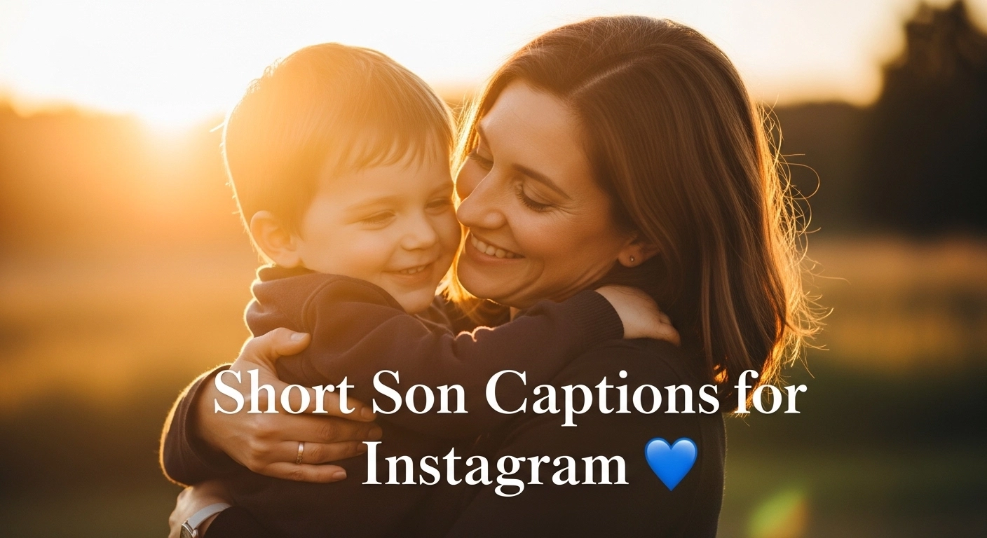Short Son Captions for Instagram 