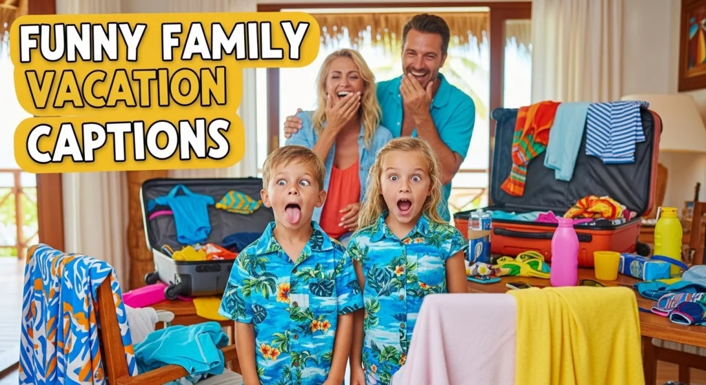 Funny Family Vacation Captions