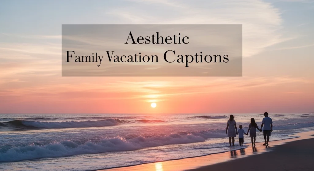 Aesthetic Family Vacation Captions