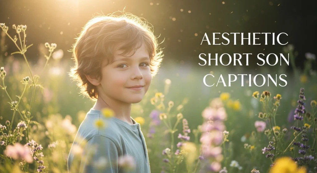 Aesthetic Short Son Captions
