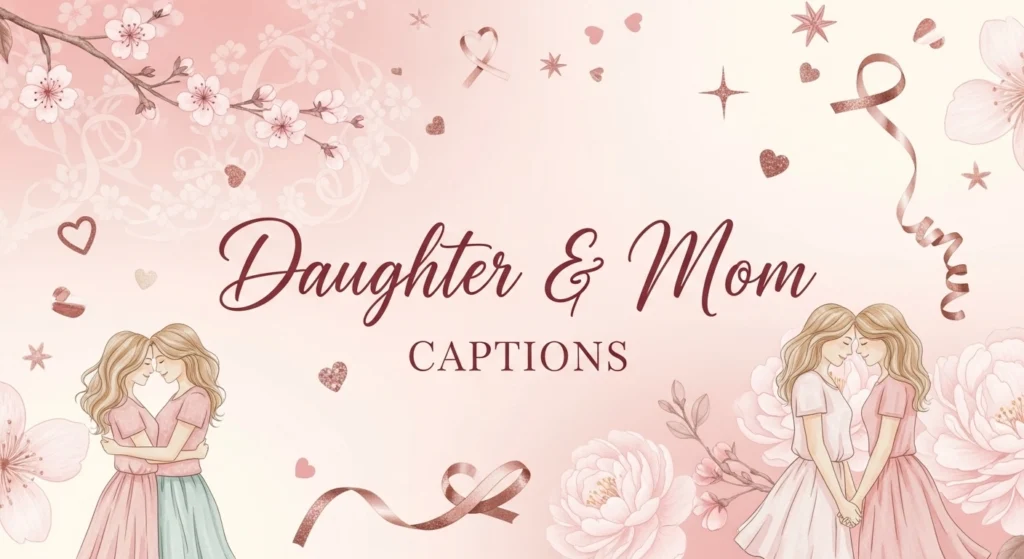 Daughter & Mom Captions