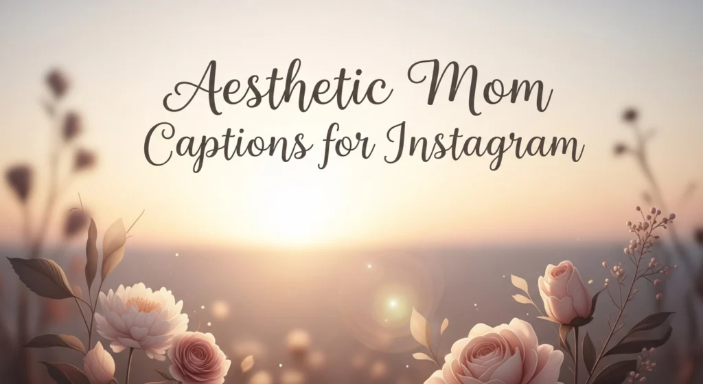 Aesthetic Mom Captions for Instagram
