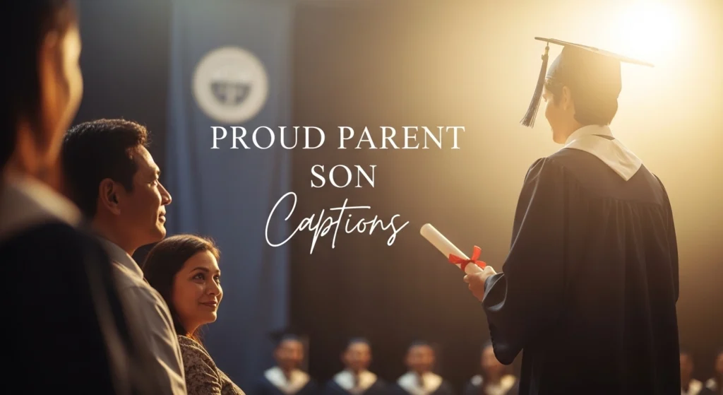 Proud Parent Son Captions