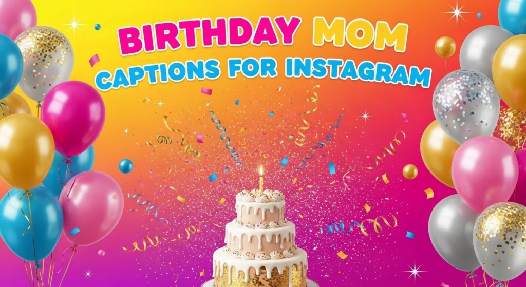 Birthday Mom Captions for Instagram