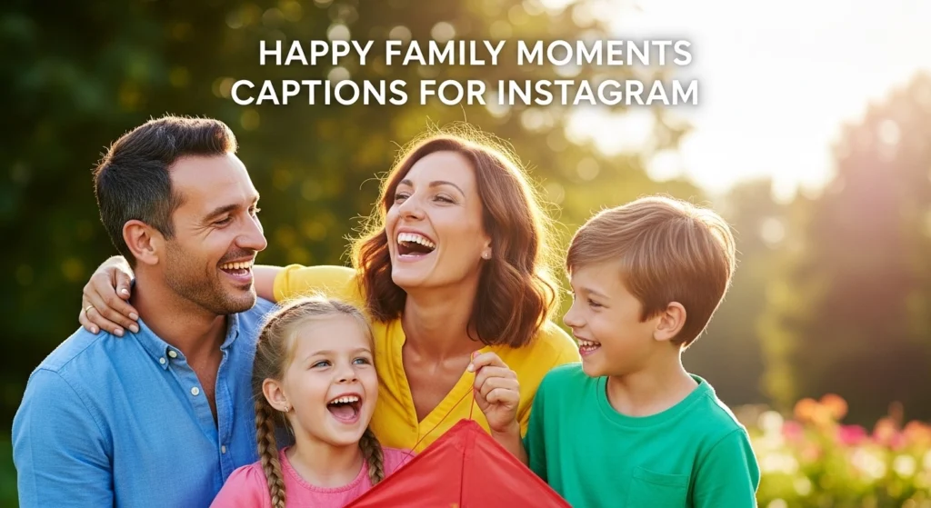 Happy Family Moments Captions