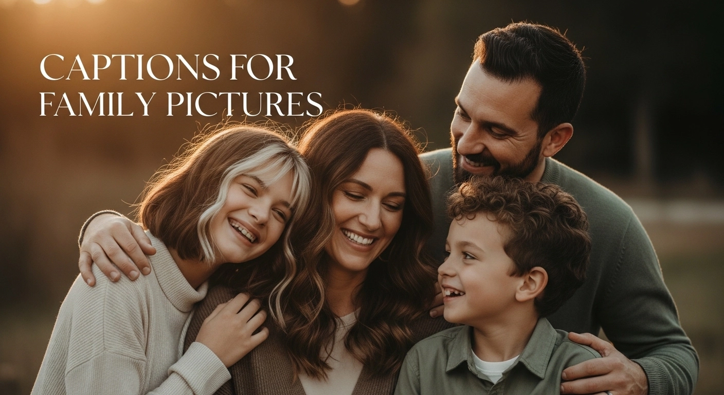 Captions for Family Pictures