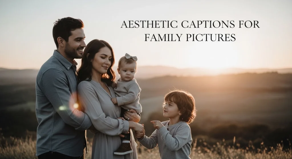 Aesthetic Captions for Family Pictures