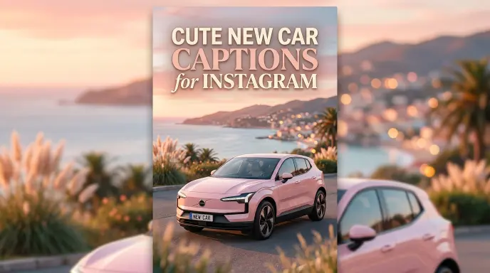 Cute New Car Captions for Instagram